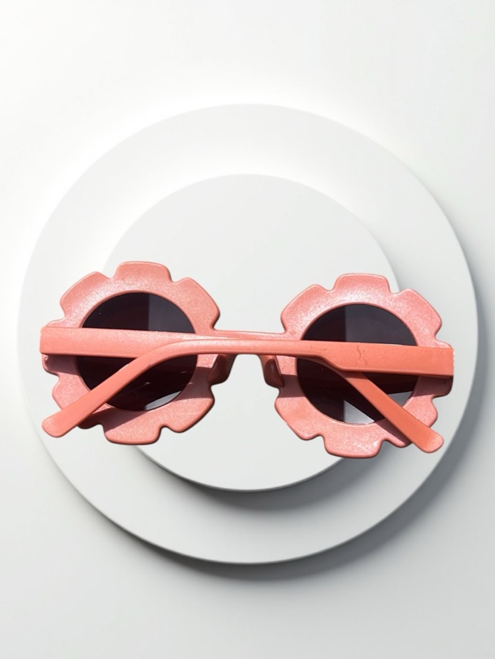 Matte Kids Flower Sunnies In Rust - Picture 9 of 9